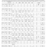 Non Pro Score Sheets